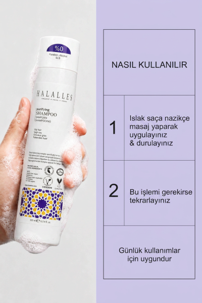 Halalles Arındırıcı Şampuan Ertesi Gün Yağlanan Saçlar - Thumbnail