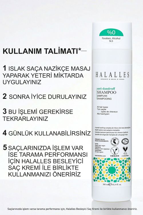 Halalles Kepeğe Karşı Şampuan