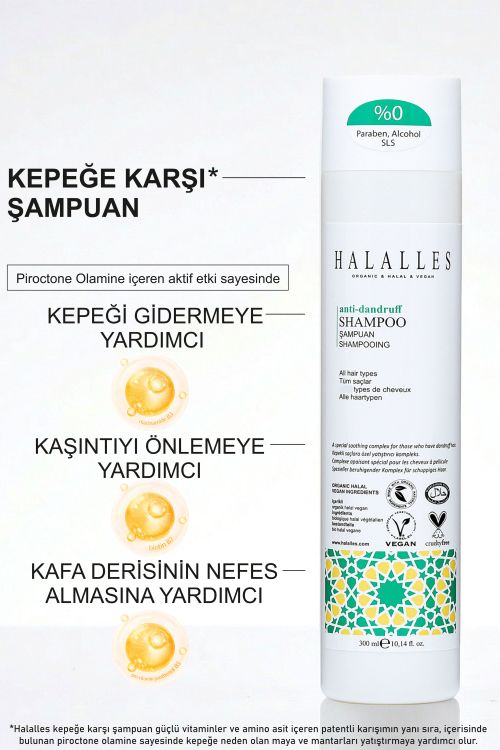 Halalles Kepeğe Karşı Şampuan