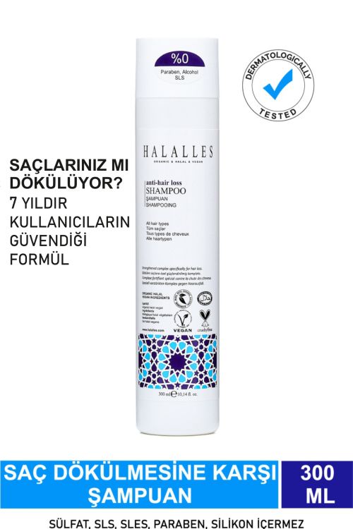 Halalles Saç Dökülmesine Karşı Şampuan